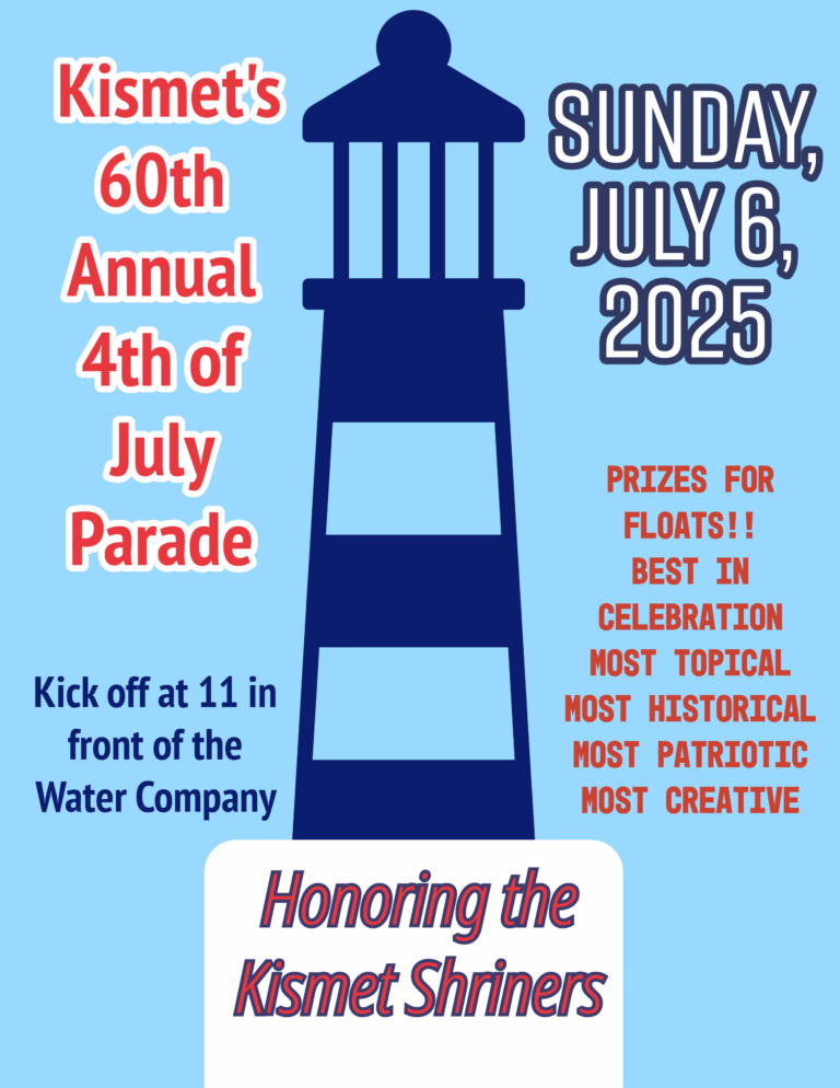 Kismet 4th of July 2025 parade flyer